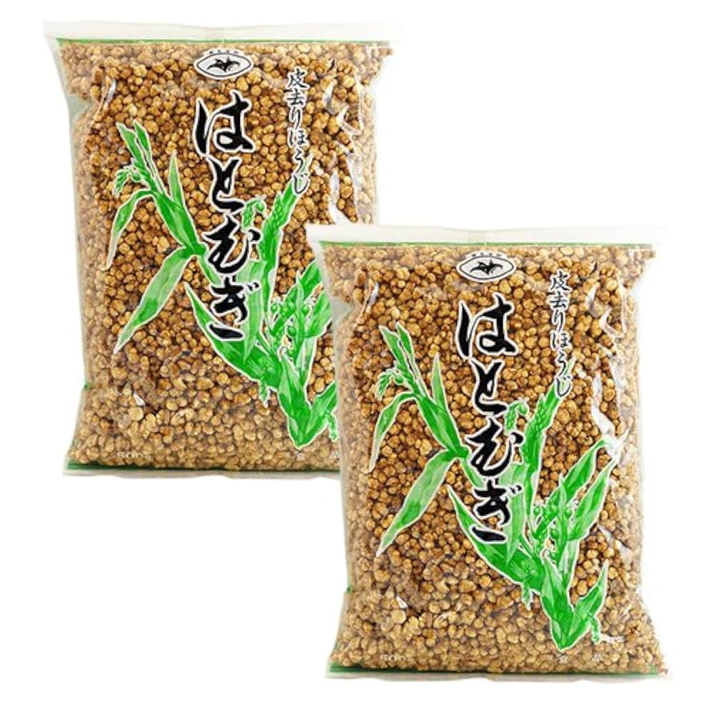 Amazon.co.jp: 皮去りほうじはとむぎ500g×2 : 食品・飲料・お酒
